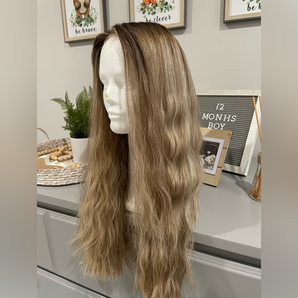 Irene lace front ice blonde wig (rare color)